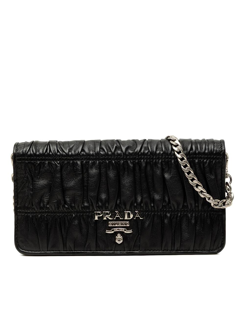 Prada Nappa Gaufre Wallet On Chain Pre- #345965P69B